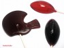 1419 Football Helmet Chocolate or Hard Candy Lollipop Mold